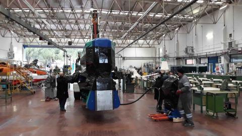 MALIGNANI AERONAUTICA CENTRO DI LAVORO A CONTROLLO NUMERICO