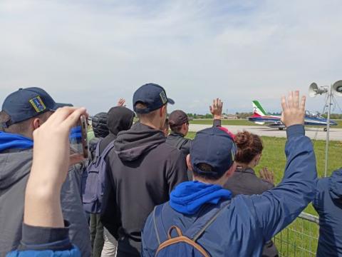 Malignani e Frecce Tricolori  AERONAUTICA 