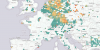 Mappa centraline Luftdaten