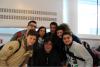 Sepulveda e gli alunni del Malignani